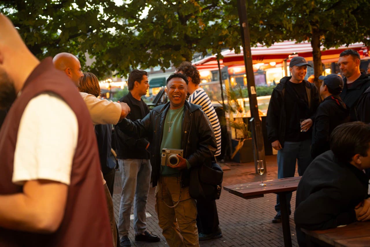 Terras op het Marie Heinekenplein